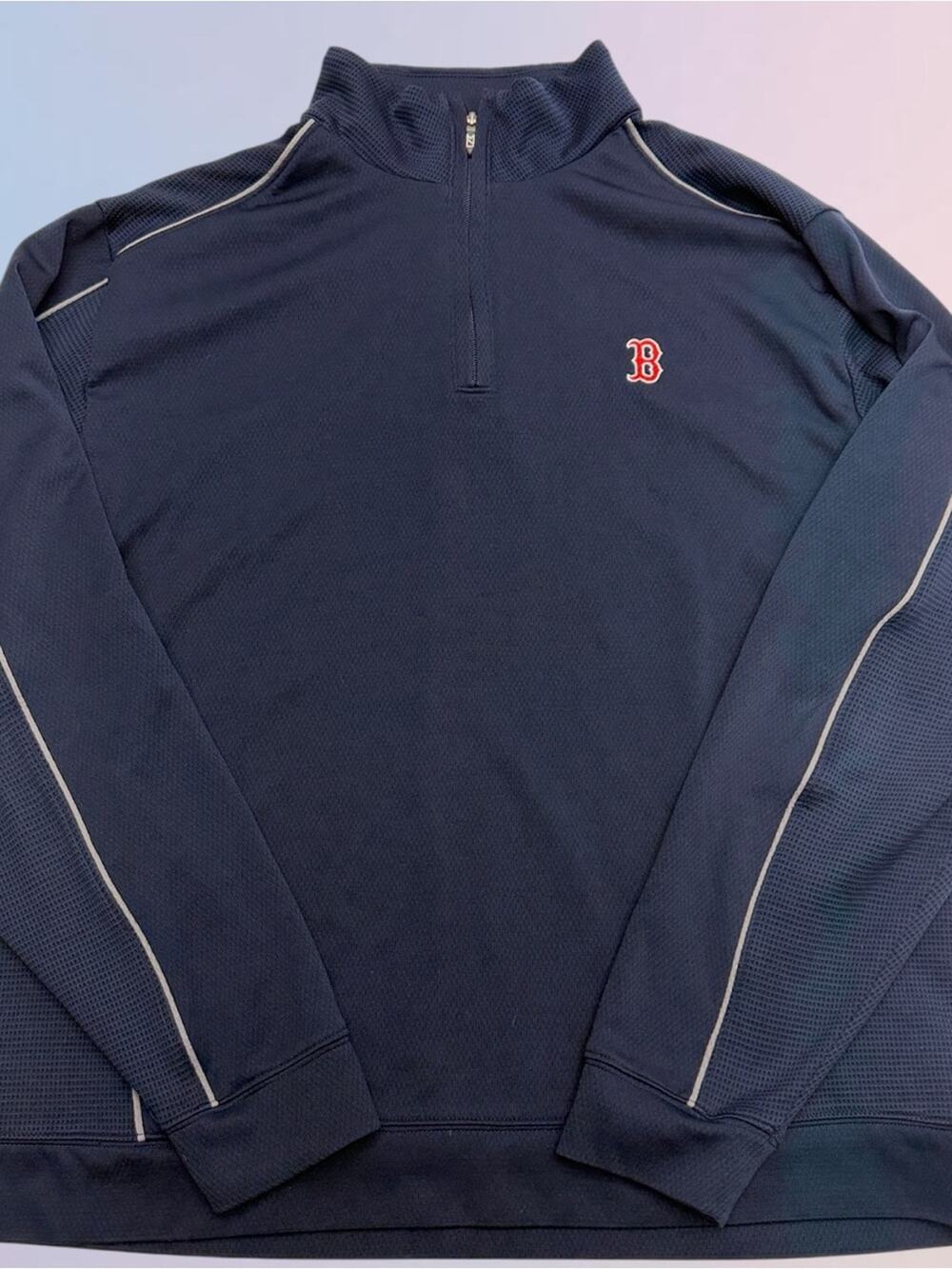 BOSTON RED SOX Men’s XL Embroidered 1/4 Zip Sweatshirt